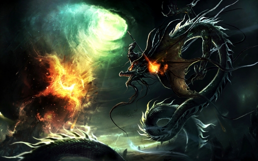 Big Dragon and Fantasy Battle HQ Wars