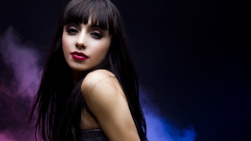 Brunette Girl on the Party